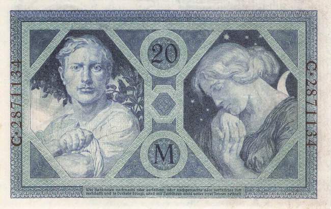 20 Mark Serie D/C 1915